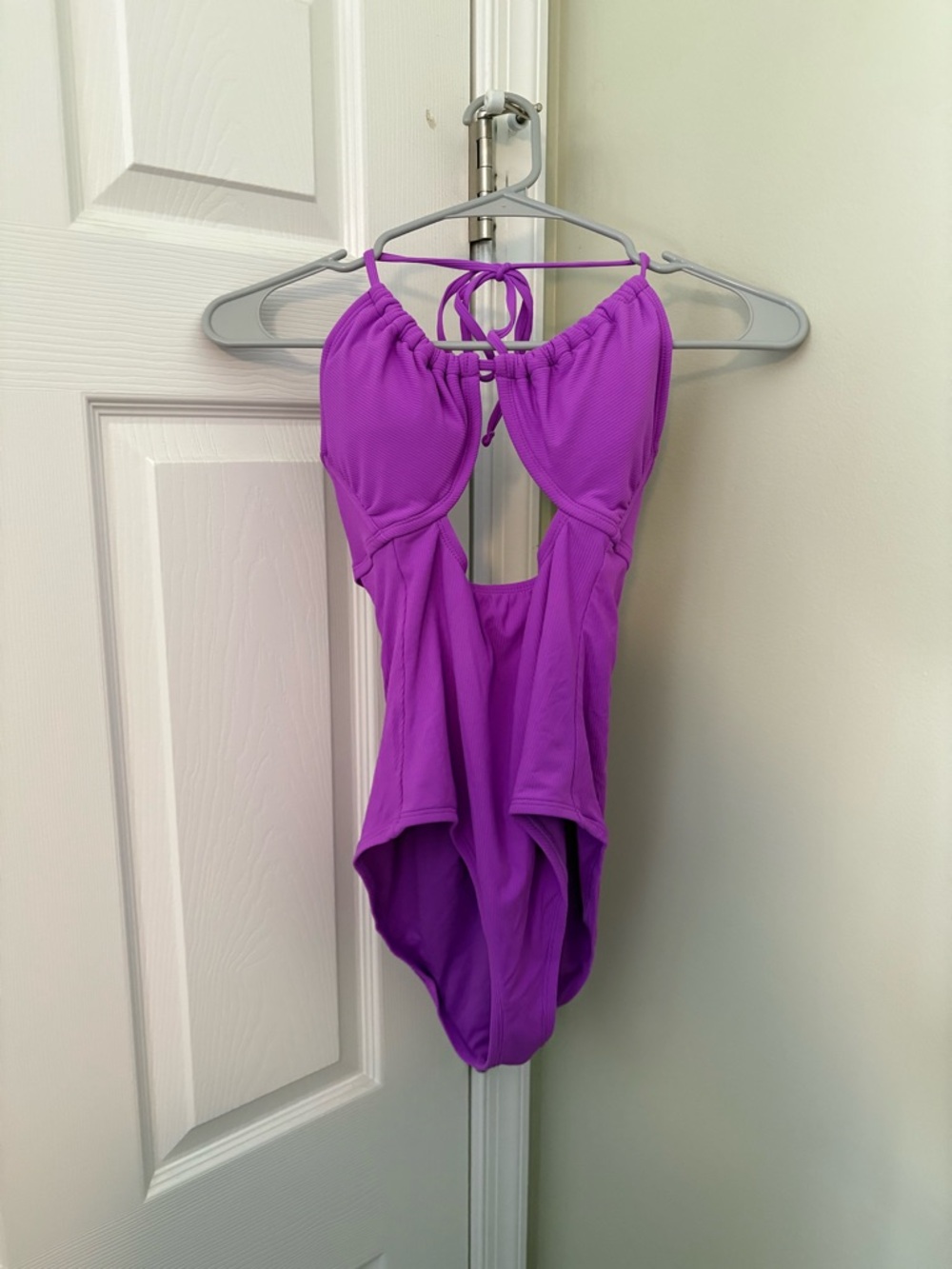 Xhilaration Bright Purple One-Piece Swimsuit